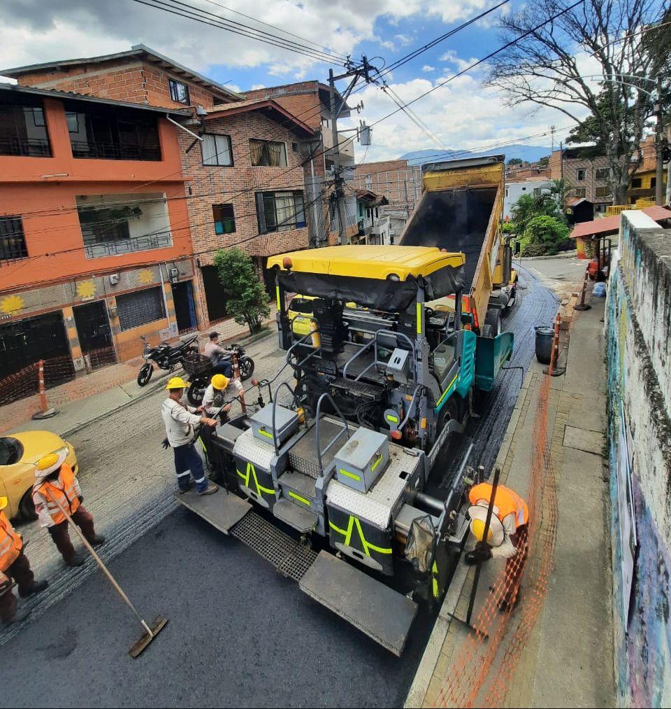 pavimentación de la malla vial